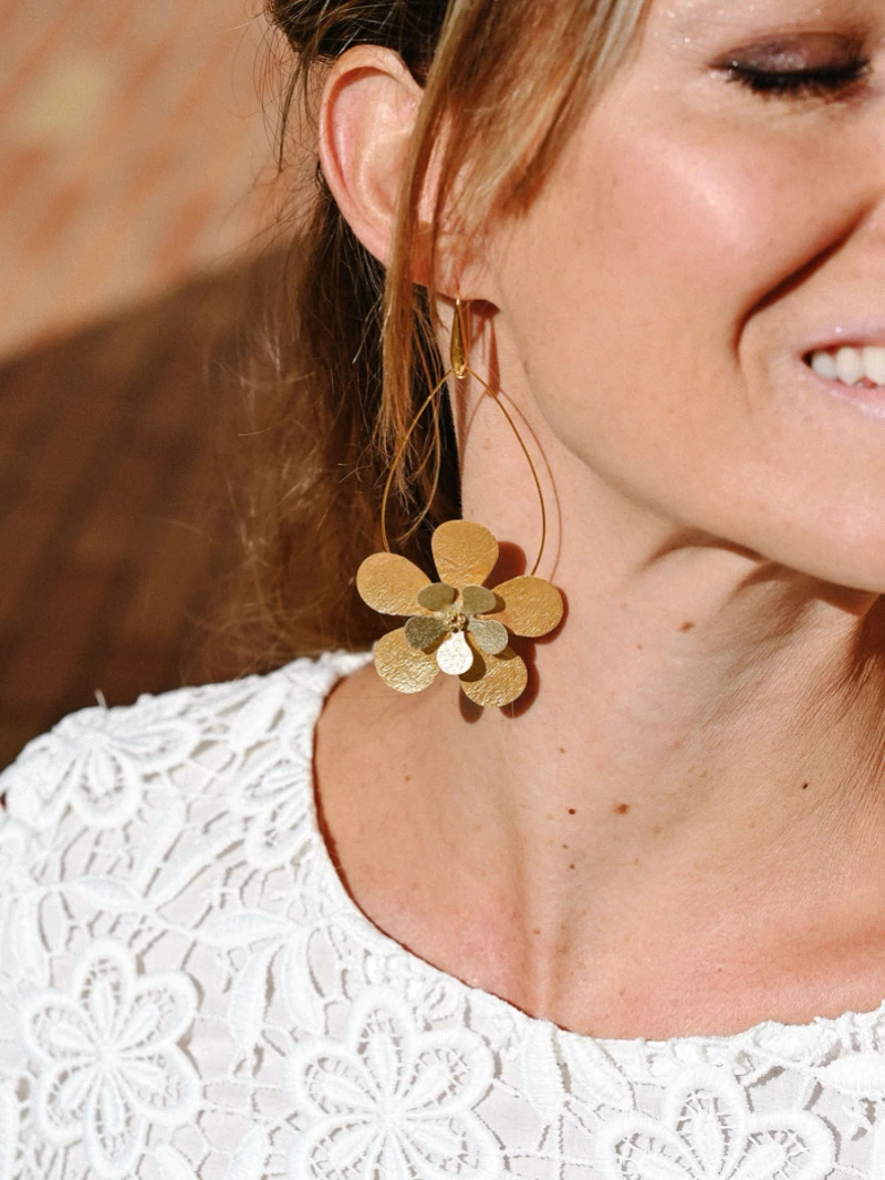 Boucles Zoé - dorée